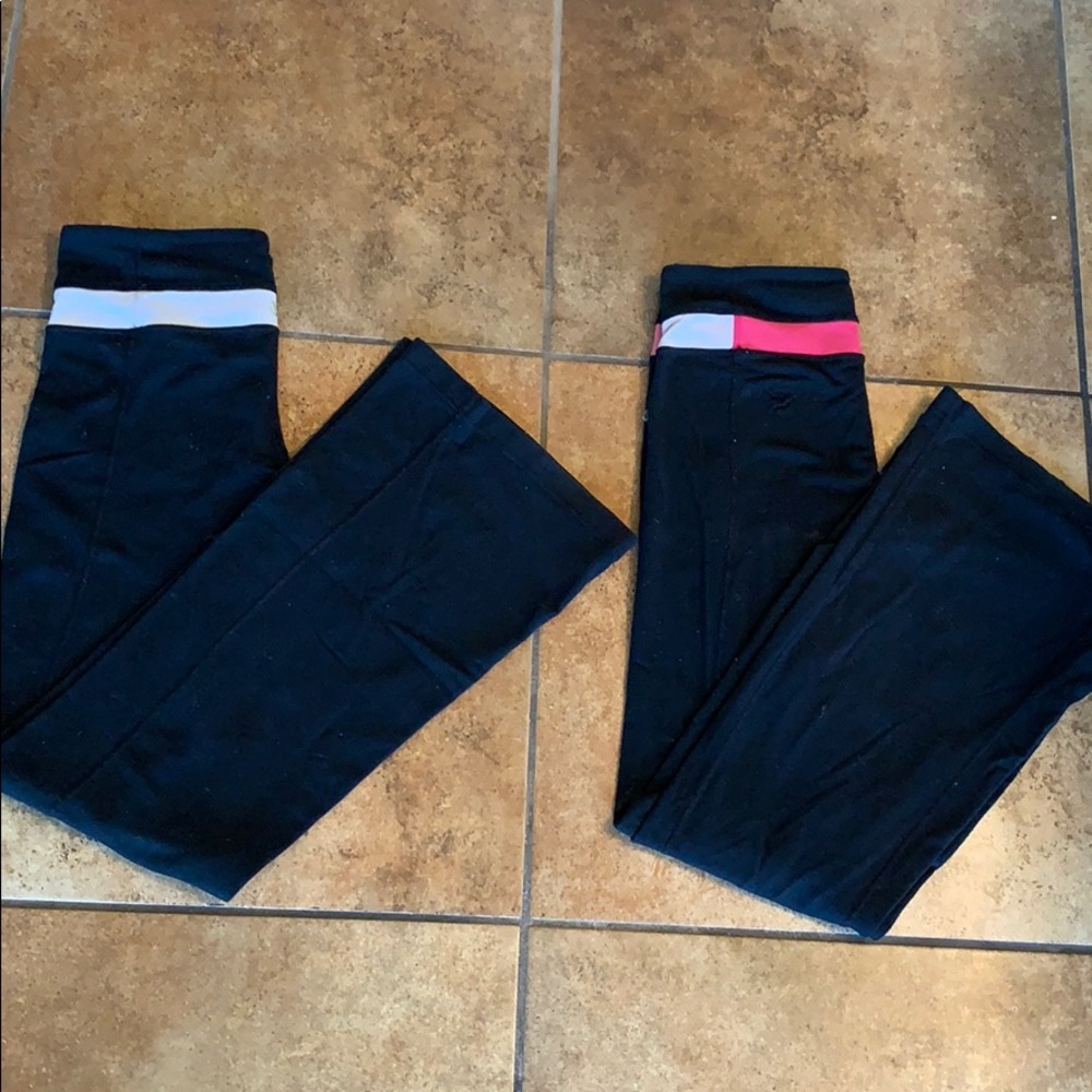 2 Pairs of LuluLemon Bellbottom Groove Pants